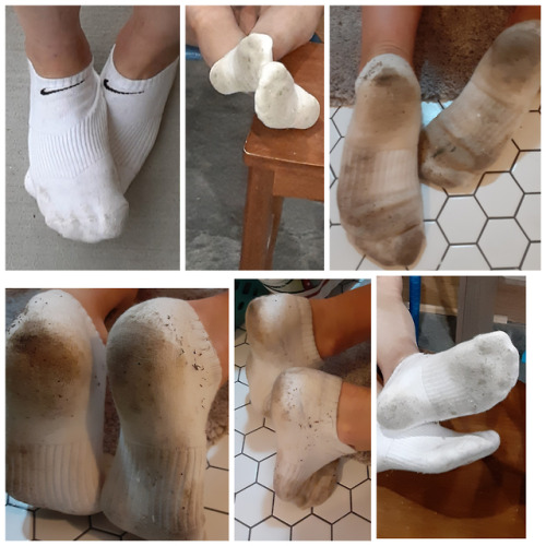 socksandfeet: Wifes very sweaty and dirty nike ankle socks. Alexa doesn’t want you to join thi