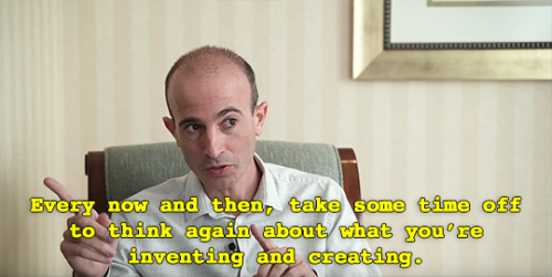 mswyrr:mixed-martial-lee:maaarine:Yuval Noah Harari &amp; Steven Pinker in conversationSure we c