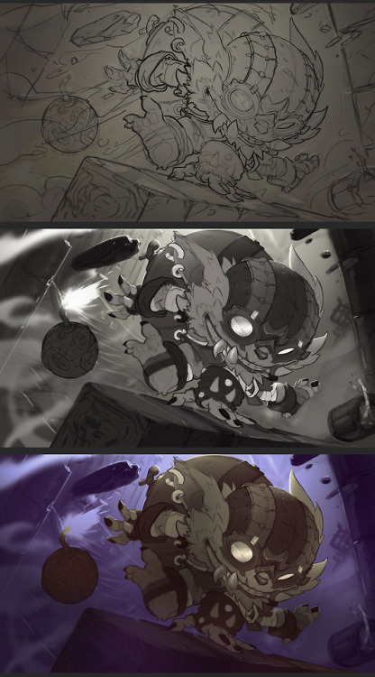 operion - Dark Fantasy ZIGGS _ Contest RIOT GAMESMy entry for...