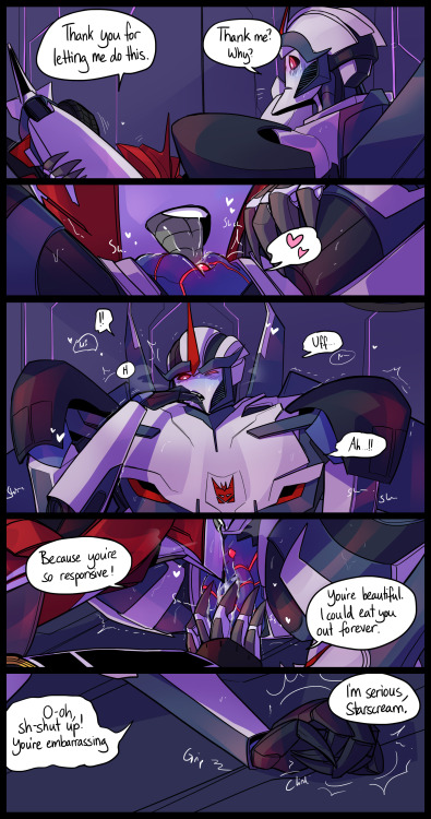 schandbringer: Commission for @eat-your-spark-out who asked for Knock Out and Starscream! Ahh this c