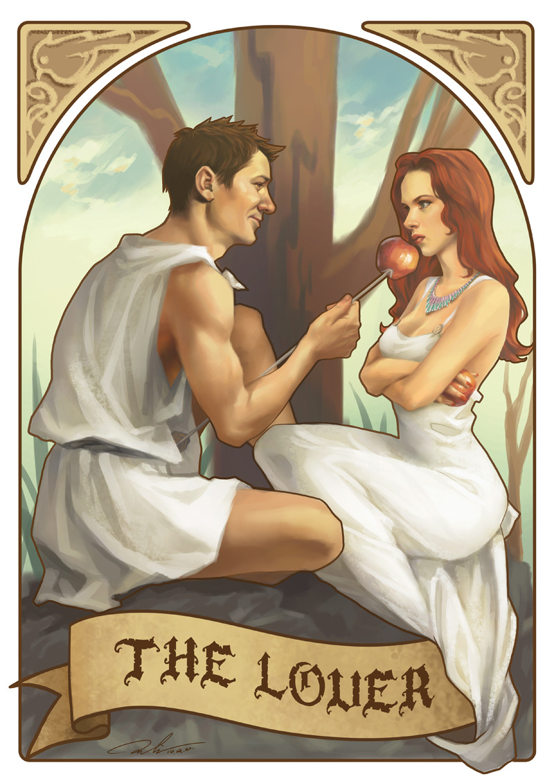 bellezebub:geekartgallery:Art Deco Avengers Tarot by Julia CrossThe Hierophant: Phil