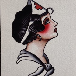 mikeadamstattoo:  Just painted this. I’d