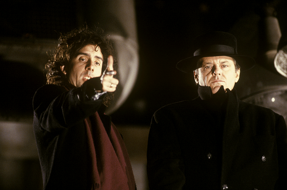 persona-nongrata:  Tim Burton and Jack Nicholson on the set of Batman (1989) 