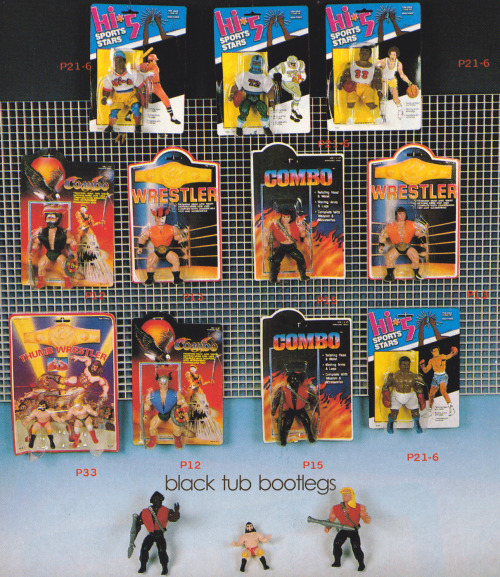 1990 HONG KONG catalog imagesSPACE AMBASSADOR by HUYEE PLASTICSCOMBO and other PVC figures by GOLD O