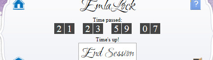 trigchast:  22 Days down, My session at Emla Lock is up.  Have not unlocked yet.