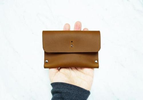 Mini Leather Wallet //WilhelmandFriends