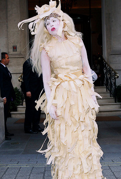 ladyxgaga:  Lady Gaga leaving her hotel in London earlier today. 