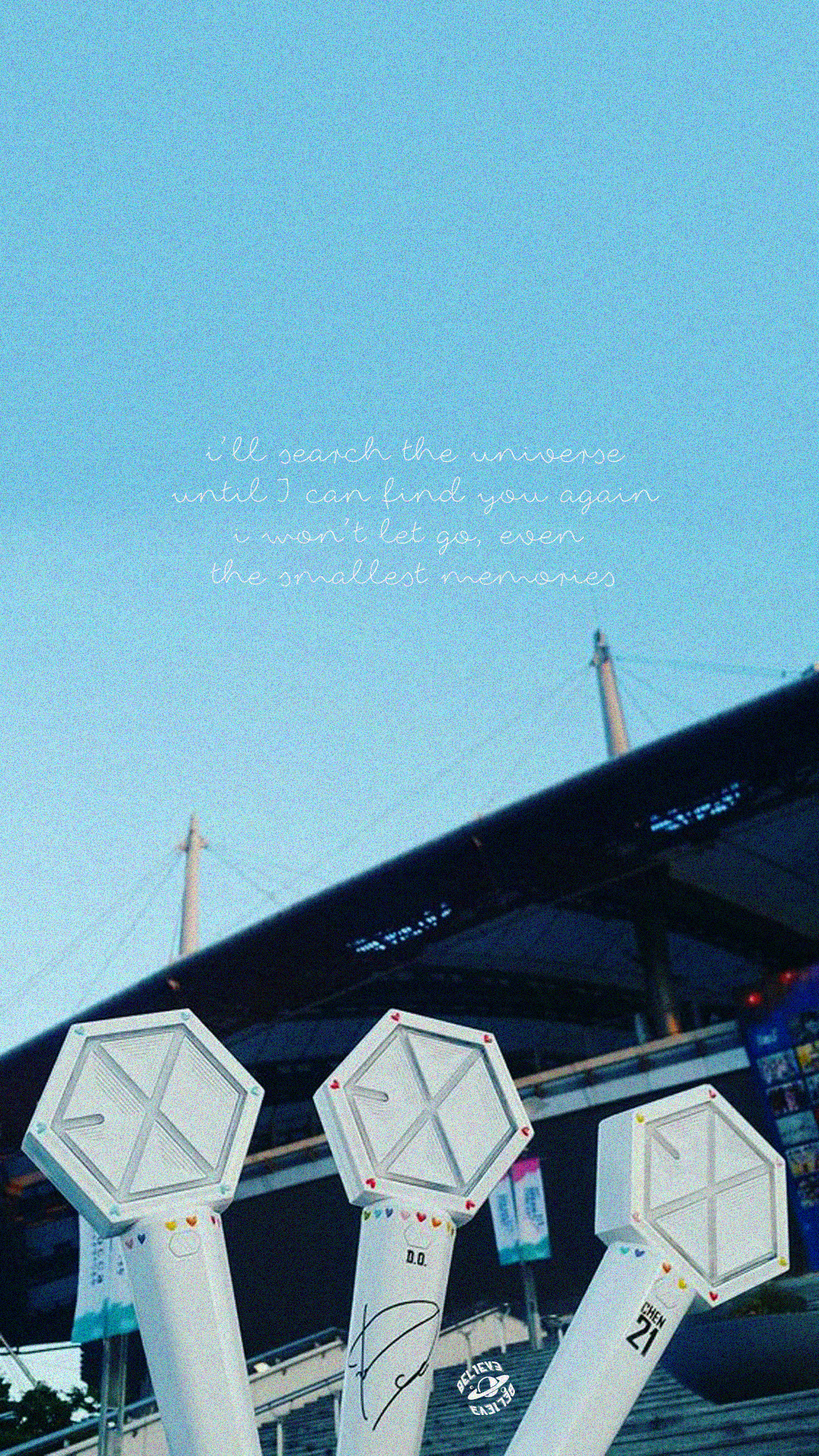 Featured image of post Background Exo Lightstick Wallpaper Version 1 0 has the space background on the