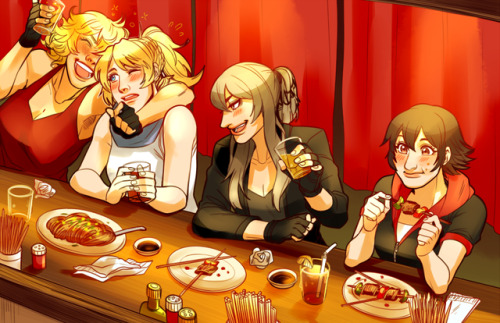 xuunies: immm finally Done making these ffxv prints/postcards!!! i’ve grown to like the ffxv girls a lot so i decided to make prints of them. what’s better than this, Gals being Pals on a roadtrip check me out on patreon! 