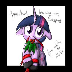 ask-twi:  ((I was planning to do something far more elaborate, but sadly; I was out of time… Sorry ‘bout that…))  D'awww! &lt;3