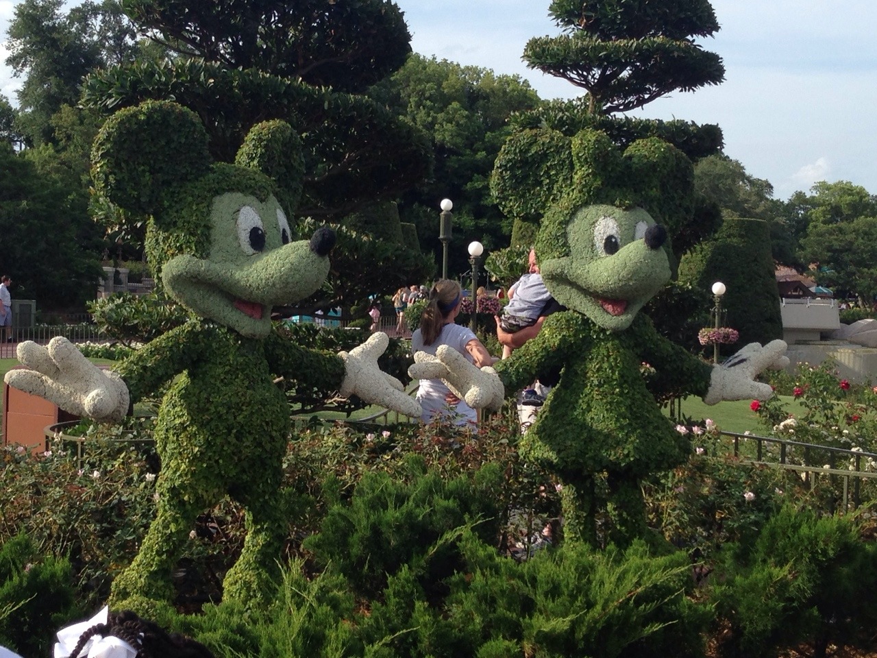 Enjoying a week at Disney World.