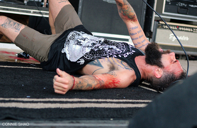 satansrotisserie:  grinned:  letlive. by connie.shao.photography on Flickr.  this