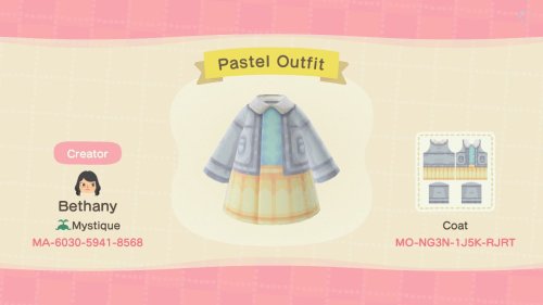 qr-closet:pastel clothing collection