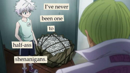 gendervoidkillua: hxh + troubled birds: killugon day edition@hunterxhell