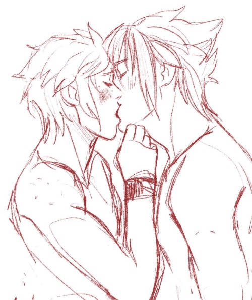 neviesketches:Kisses come in fours uwuI haven’t drawn them smooching in such a long time 