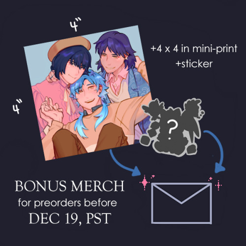 Just 3 more days to get bonus merch with ANY pre-order from the Polyethylene store! Here is a previe