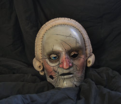 Mahlibombing:  Motorized Patriot Mask Hand Painted, Sculpted And Cast Out Of Fiberglass