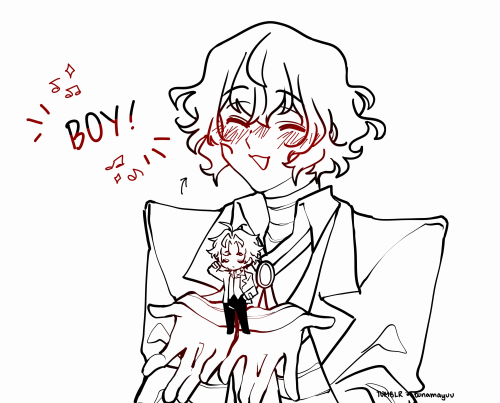 tunamayuu:congrats anon, you made a dazai very happy today This made me so happy and it is too cute 