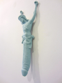 oeus:  some-velvet-morning:  Dildo Christ (La Nonne Onaniste) 2012, Pierre Belouin  if i had a wishlist this would be in it