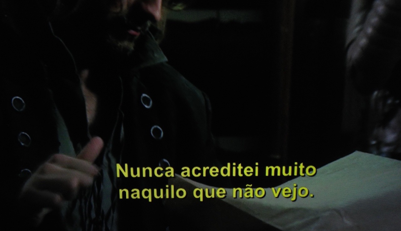 quem dirá vendo-o, apesar