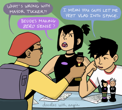 jackytheripperart: doodleswithangie:  days 14/15: d&amp;d/alternate ending in which the entirety