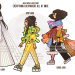 thelettergii:🥯 Everything Everywhere All At Once 🥯 Fanart of Jobu Tupaki and her iconic costumes from the movie. Congrats to Stephanie Hsu on her Oscar nomination, it’s about time!!I had to do a lot of research to draw the looks accurately, so