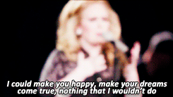 amyjdewinehouse:  Adele at Royal Albert Hall ‘Make You Feel My Love’ - 2011 