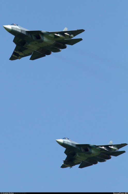 russian-military:  Russia’s PAK FA with external armaments
