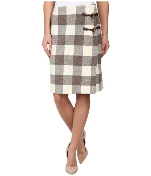 Plaid Times Wrap Skirt