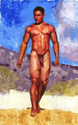 douglassimonson: Mike T. by Koko Crater, acrylic painting by Douglas Simonson (2015).  Douglas Simonson website Simonson on Etsy Simonson on Fine Art America Simonson on Redbubble 