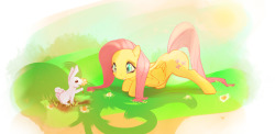 madame-fluttershy:  Little gift by ~Mechagen