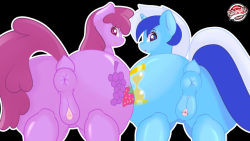 berrypunchafterdark: ribiruby:  Berry And  minuette   Commission for: @berrypunchreplies  I hope you like it   patreon  pixiv   derpibooru  THIS TURNED OUT AMAZING!!  ;3
