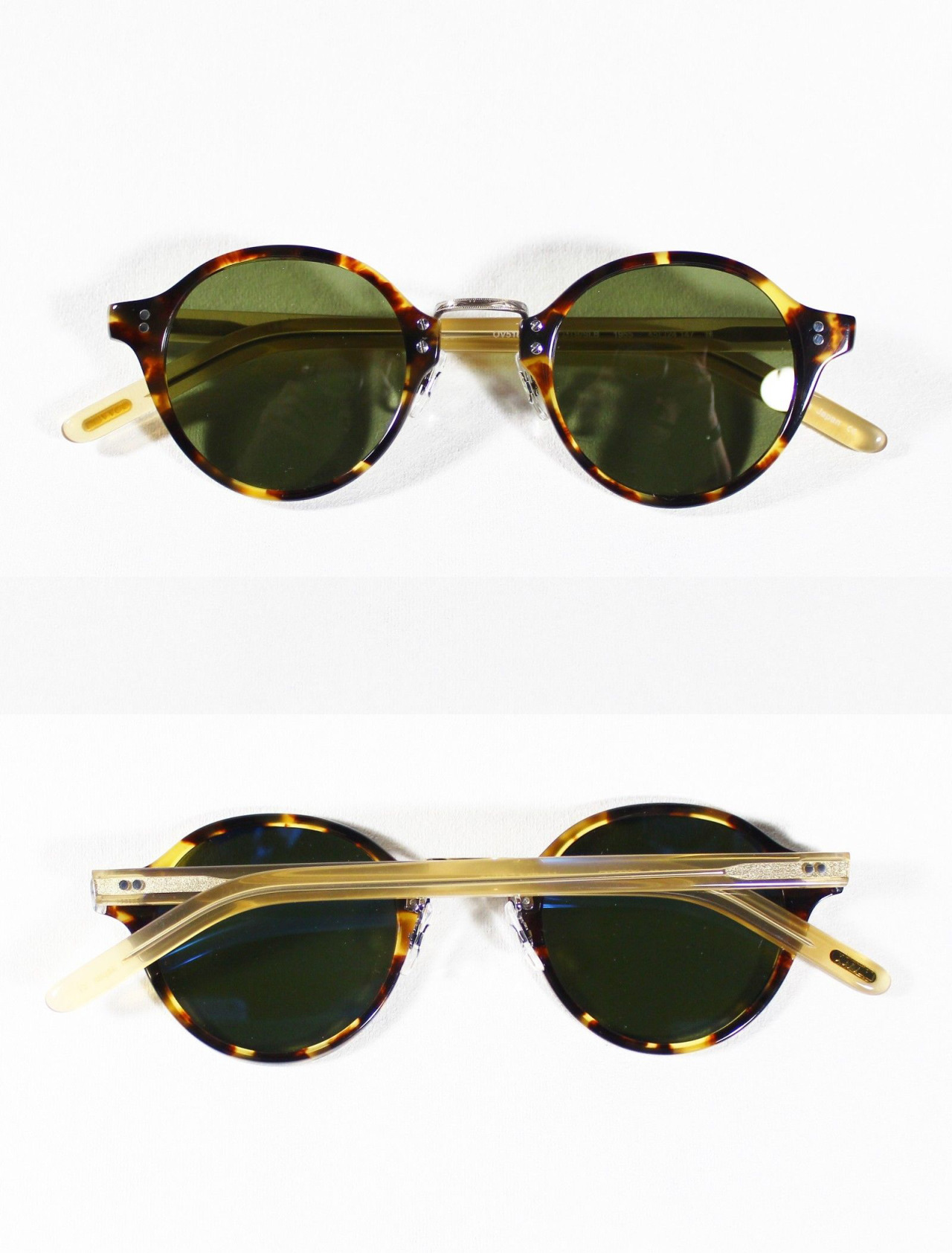 Oliver Peoples Vintage - 1955 DTB/AG/SLB with Green C Mineral Glass ...