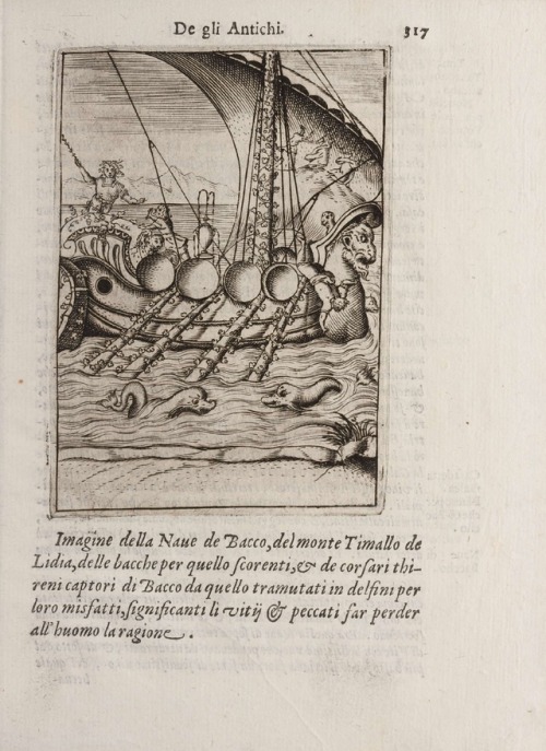 Nave de Bacco. - Images Depicting the Gods of the Ancients by Vincenzo Cartari was first published i