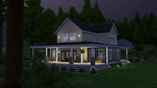 The Edgewater (TS4 HOUSE -  NO CC)(EN) This vacation chalet offers a great way to enjoy Granite Fall