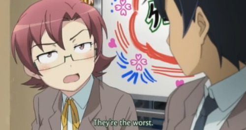 Oreimo, dropping truth bombs.