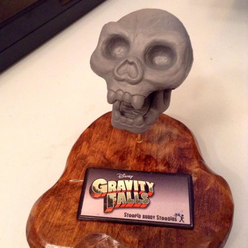 gravi-teamfalls:robertryancory:Gravity Falls : Little Gift Shop of Horrors; Roughs to finished sculp