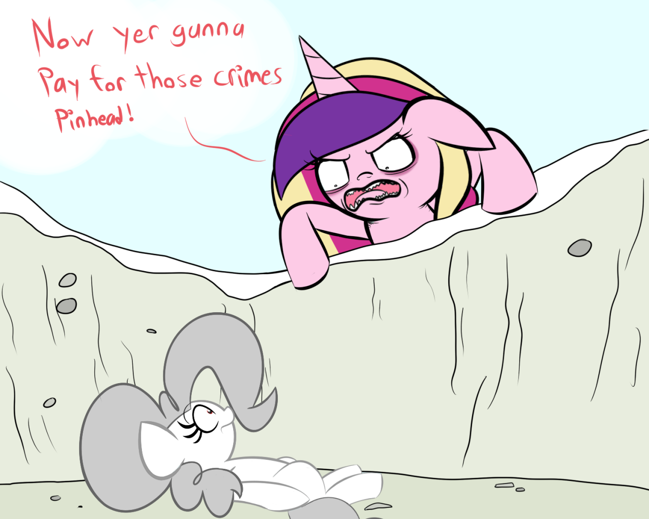 ask-albino-pie:  Suck it Dirty Dan…. http://ask-cadance.tumblr.com/ http://askmintypegasus.tumblr.com/