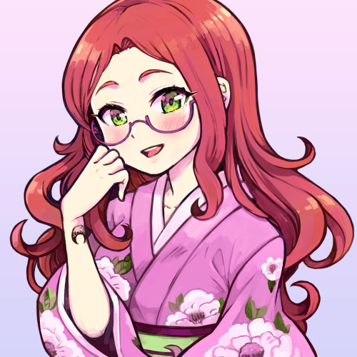 ☆Commissioned work: portrait for the streamer MotherSayuri (June 2021).