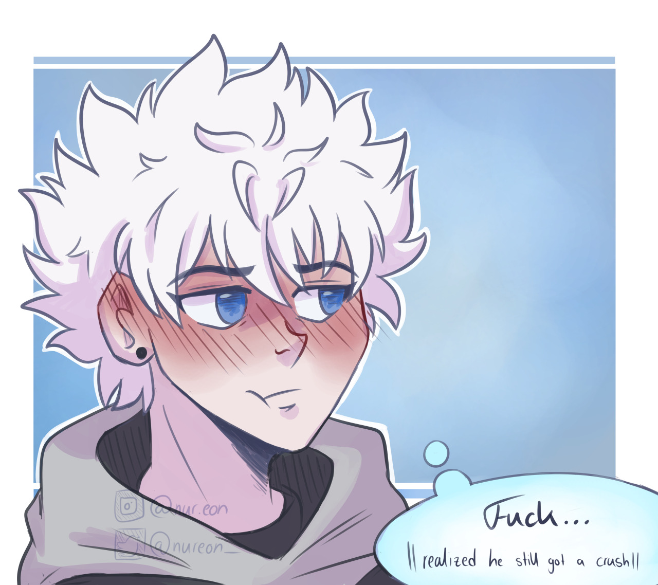 Killua x Timeskip (by me!) : r/HunterXHunter