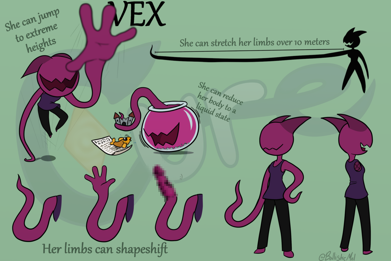 Side character redesign: VexNot much actually changed about her, but I figured I’d