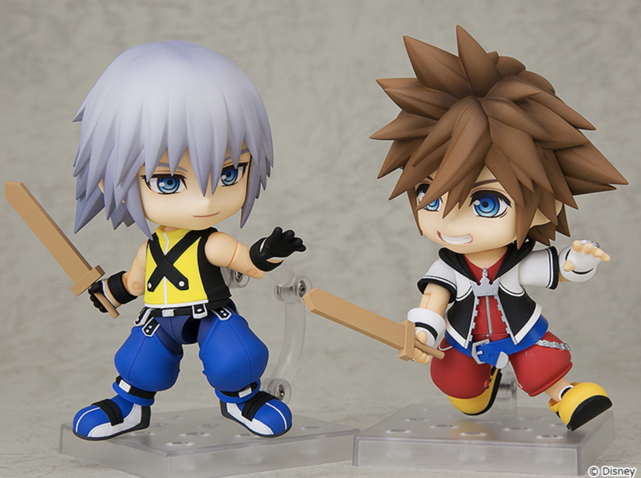 kingdomheartsgifs:  Nenderoid Sora and Riku Figures Revealed!