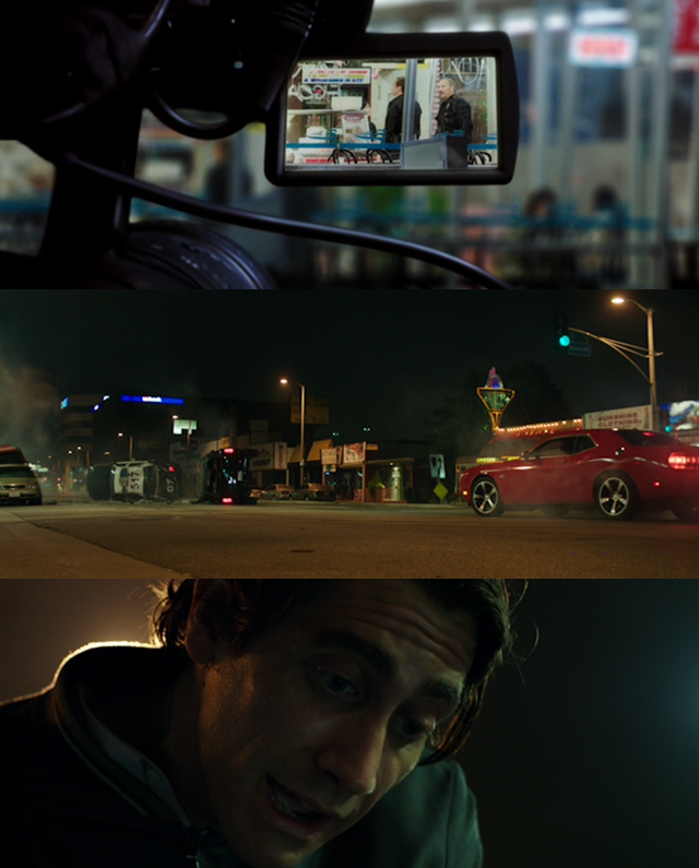movietography:  NightcrawlerDirector - Dan GilroyCinematographer - Robert Elswit