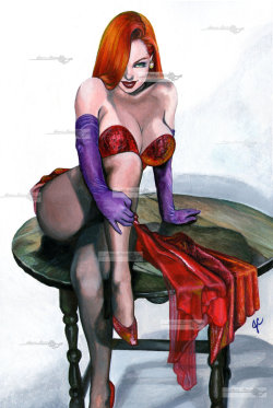 Pantyhosedcharacters:  Jessica Rabbit - Who Framed Roger Rabbit Fanart By: Jc Alexander