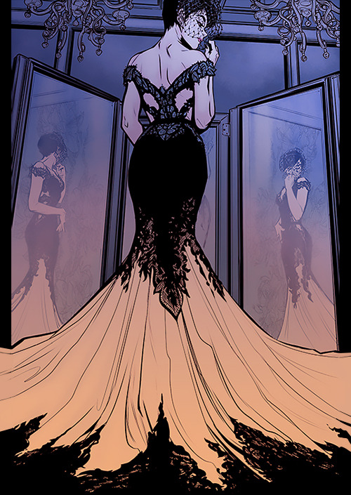 queen-harley-quinn: Selina’s wedding dress In Batman #44