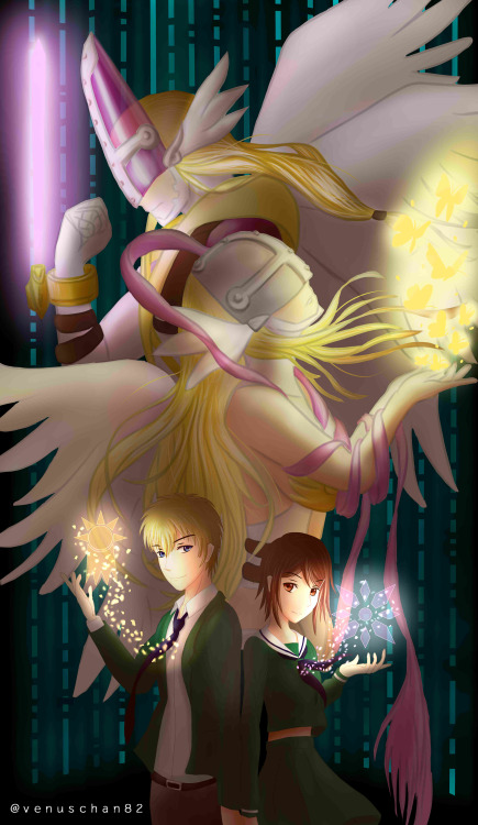 venuschan82: Light and Hope by venuschan82Digimon Tri has bring up my passion of Takeru X Hikari.The