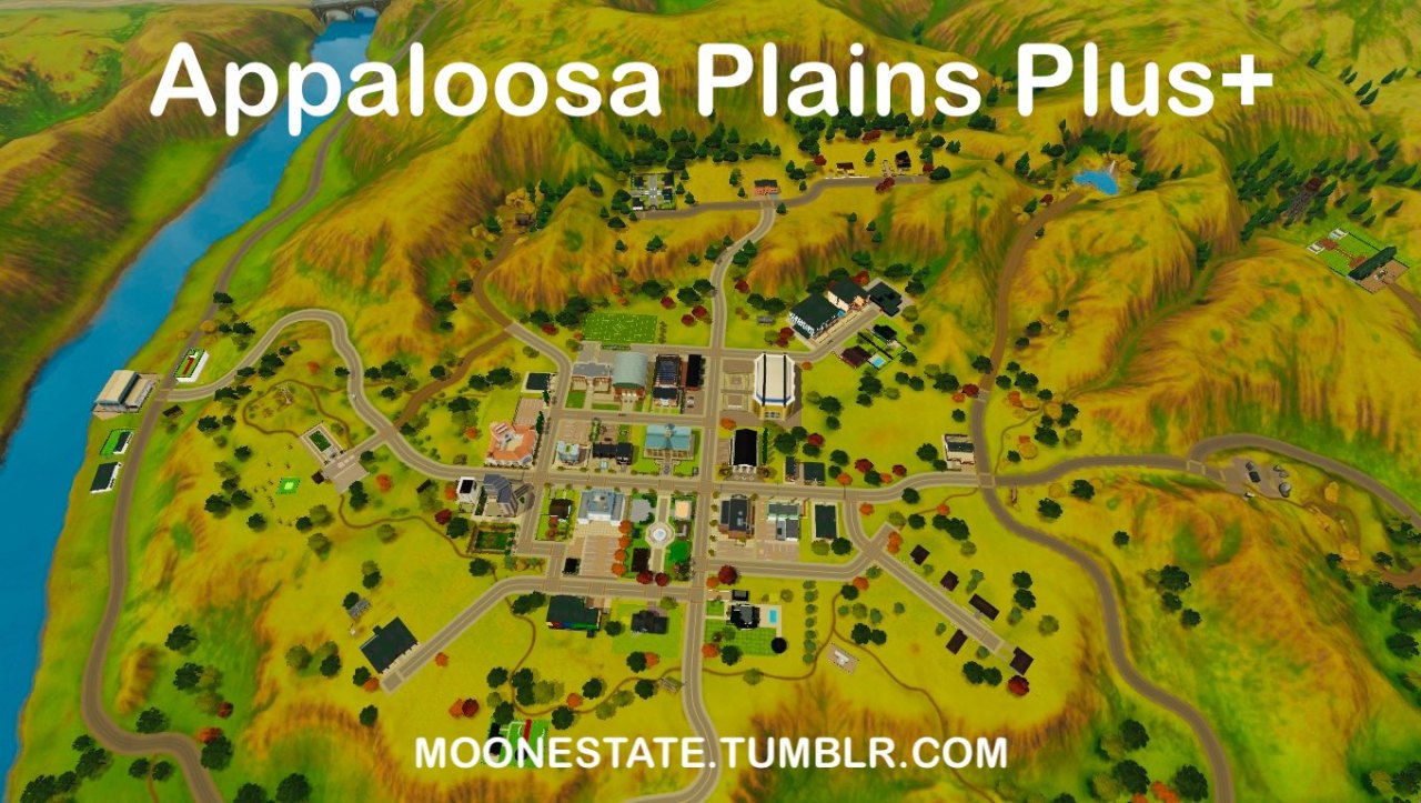 Appaloosa Plains Sims 3 Map 