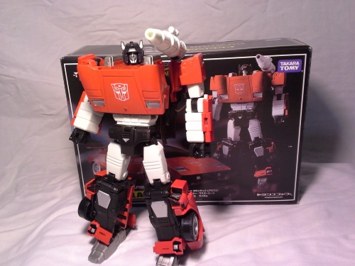 hobojoe007:  Transformers: Masterpiece Sideswipe I was never much interested in Masterpiece sideswipe after I learned that he was almost half the size of normal Masterpiece figures, for his size he is not worth the import price of ๠ and there were no