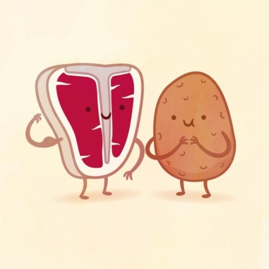 Which Food Pair Is Your Sign? (art by Philip Tseng)