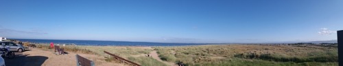 Couple of other images from my recent brief trip to Scotland. A panorama of the beach at Dornoch loo